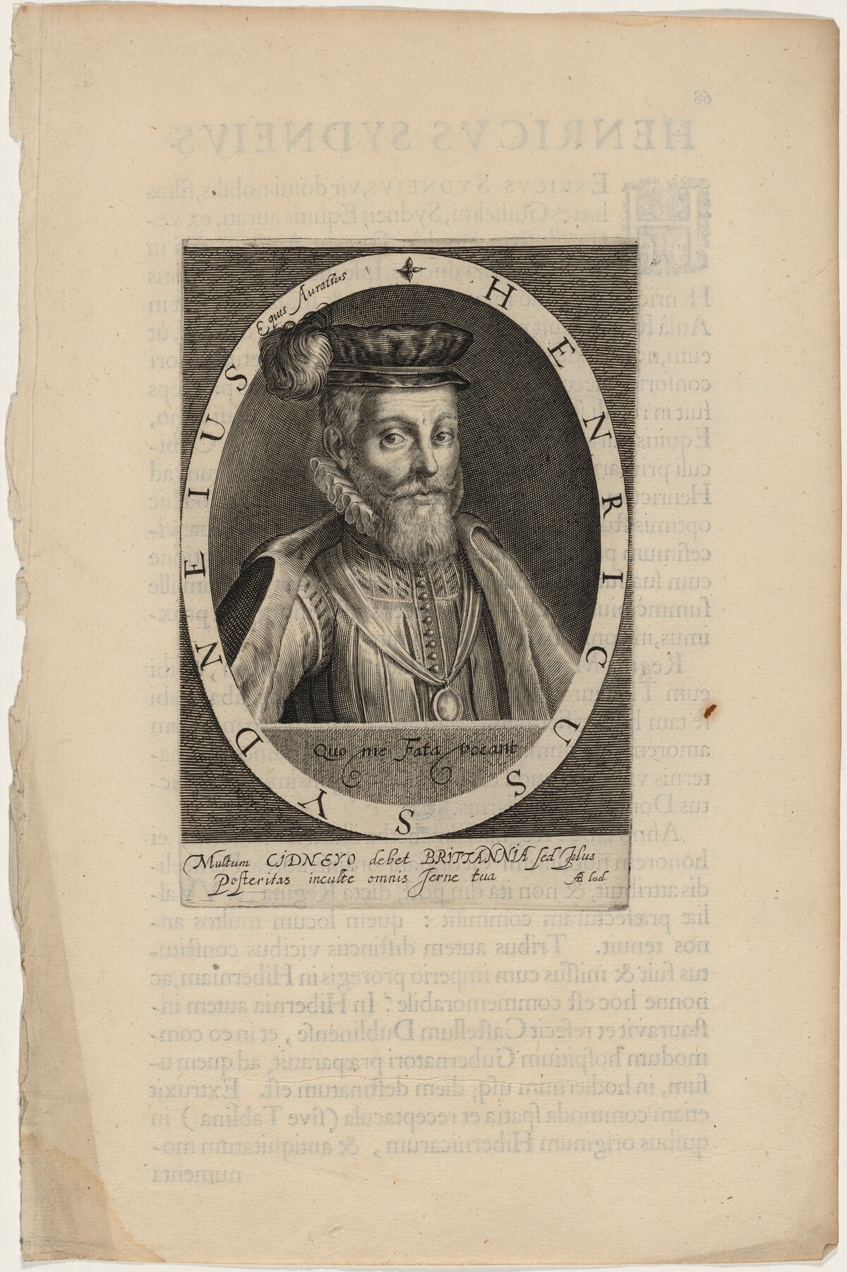 Sir Henry Sidney, Lord Deputy of Ireland by Willem de Passe and Magdalena de Passe