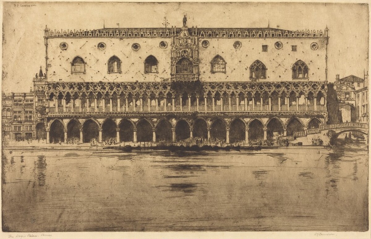 Doge's Palace by David Young Cameron