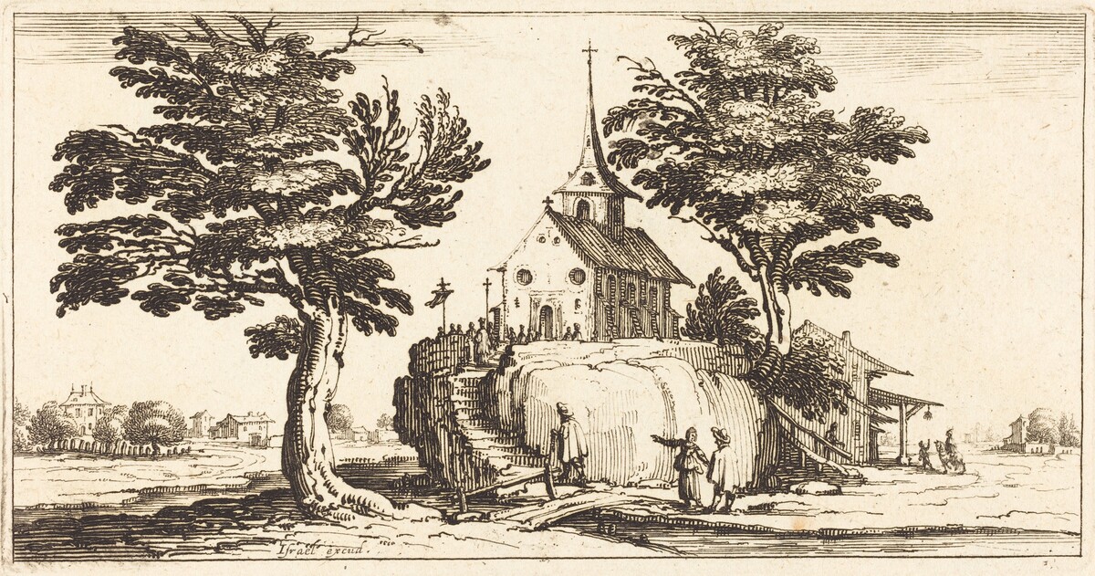Landscape by after Jacques Callot