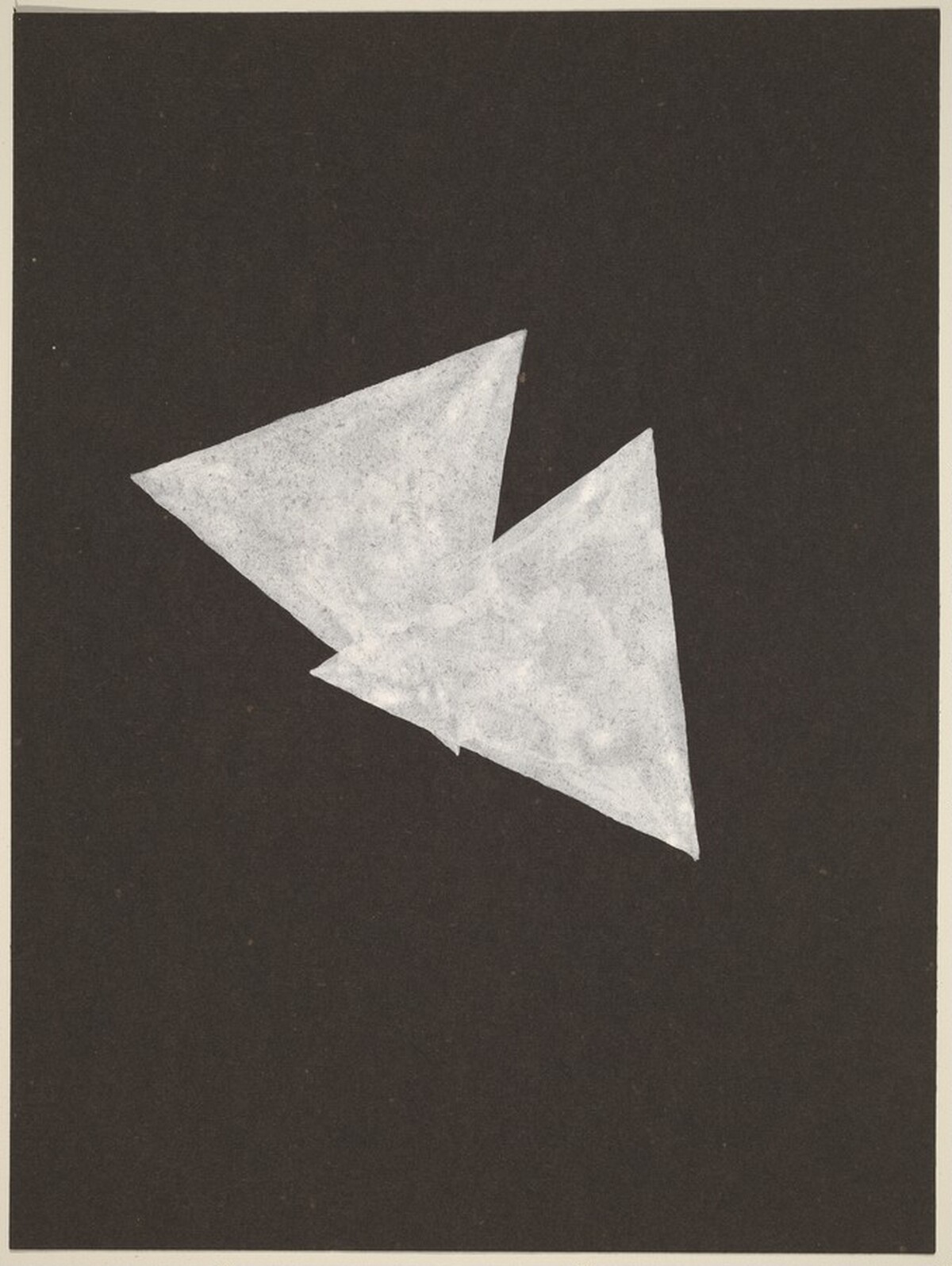 Two Triangles Intersecting by Richard Tuttle