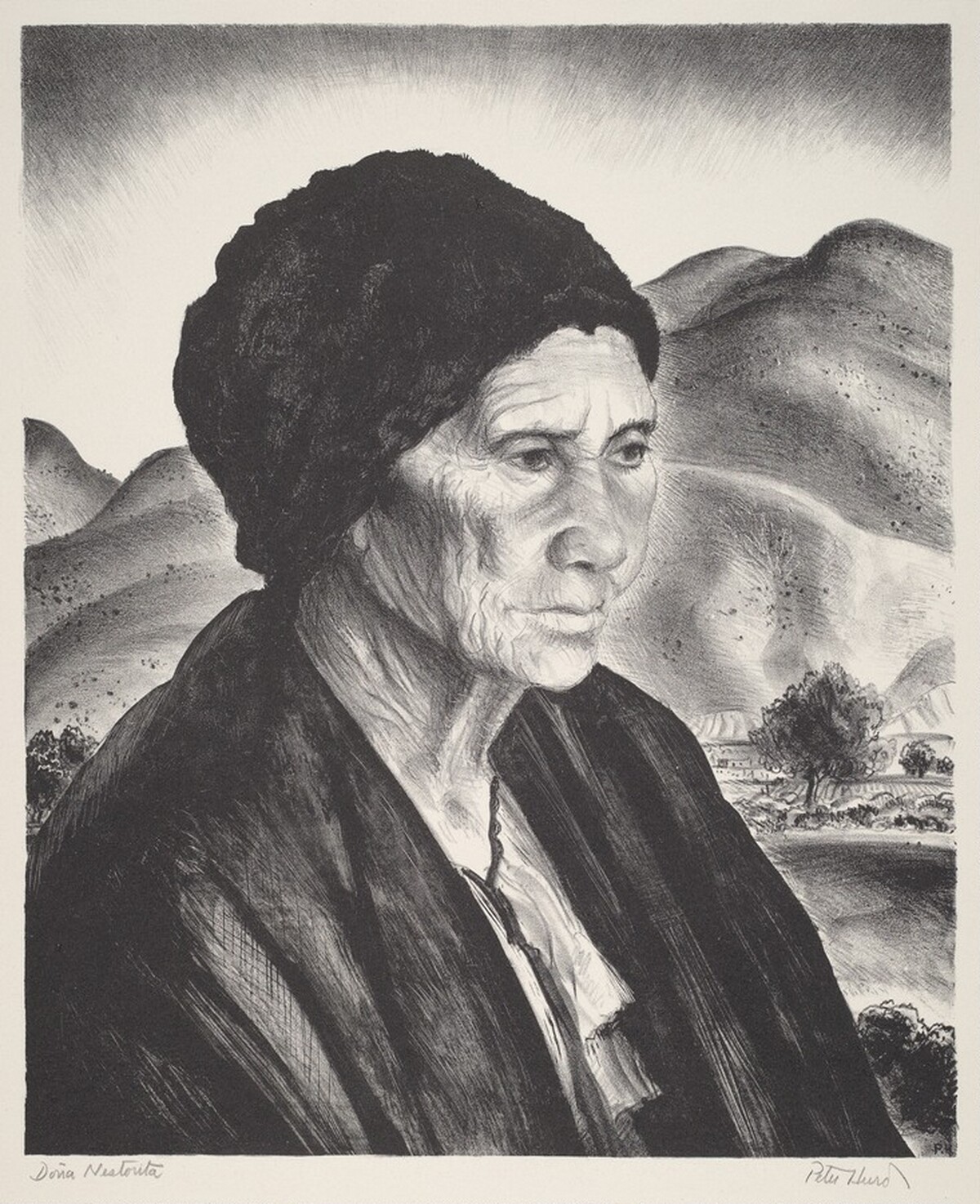 Doña Nestorita by Peter Hurd