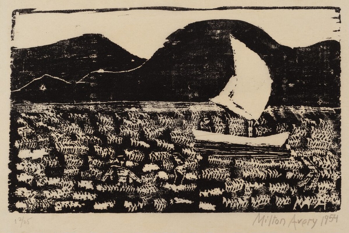 Sailboat by Milton Avery
