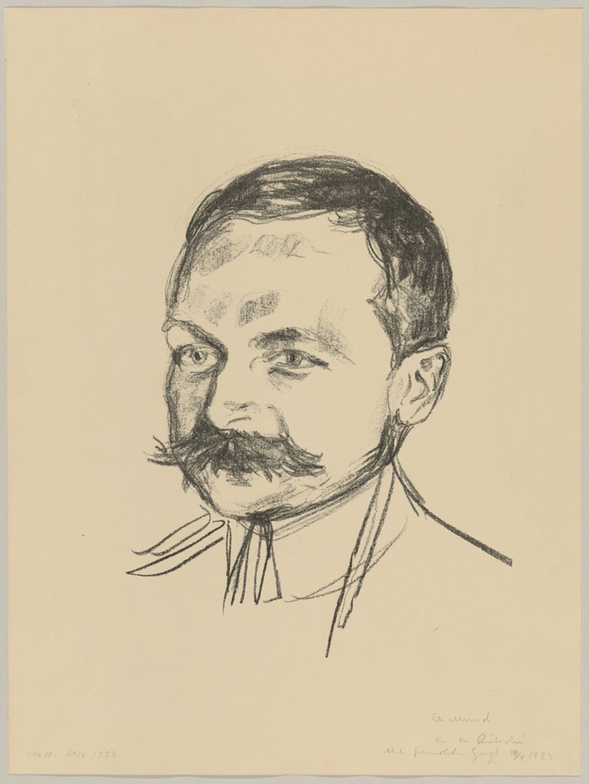 Dr. Wilhelm Wartmann by Edvard Munch