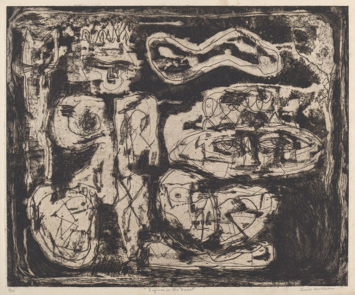 Figures in the Forest by Louise Nevelson