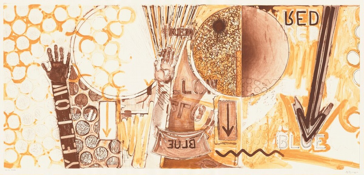 Untitled [trial proof] by Jasper Johns