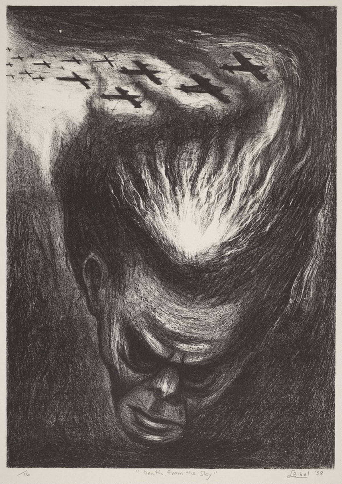 Death From the Sky by Leon Bibel