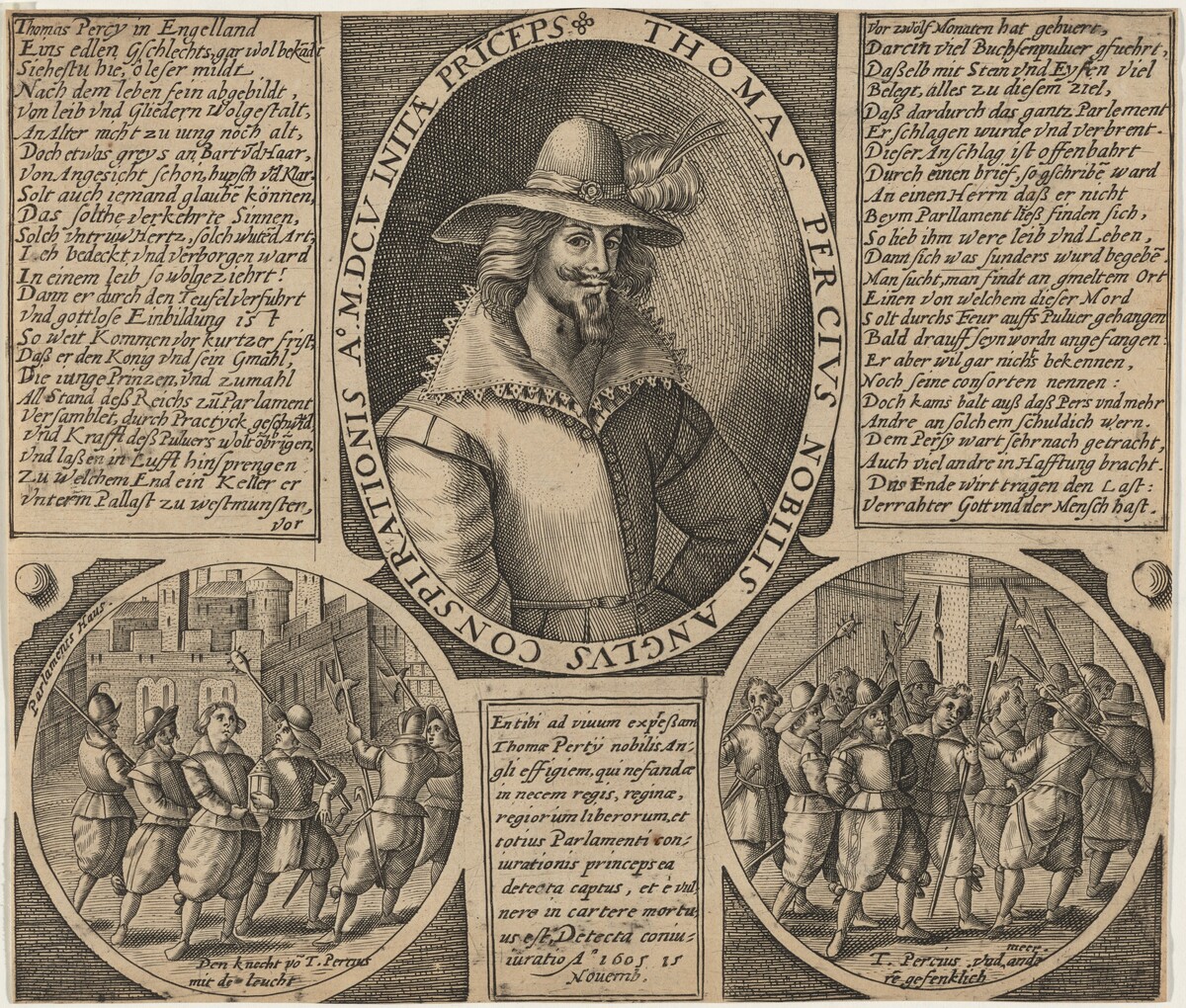 Thomas Percy, Gunpowder Plot Conspirator by Unknown Artist