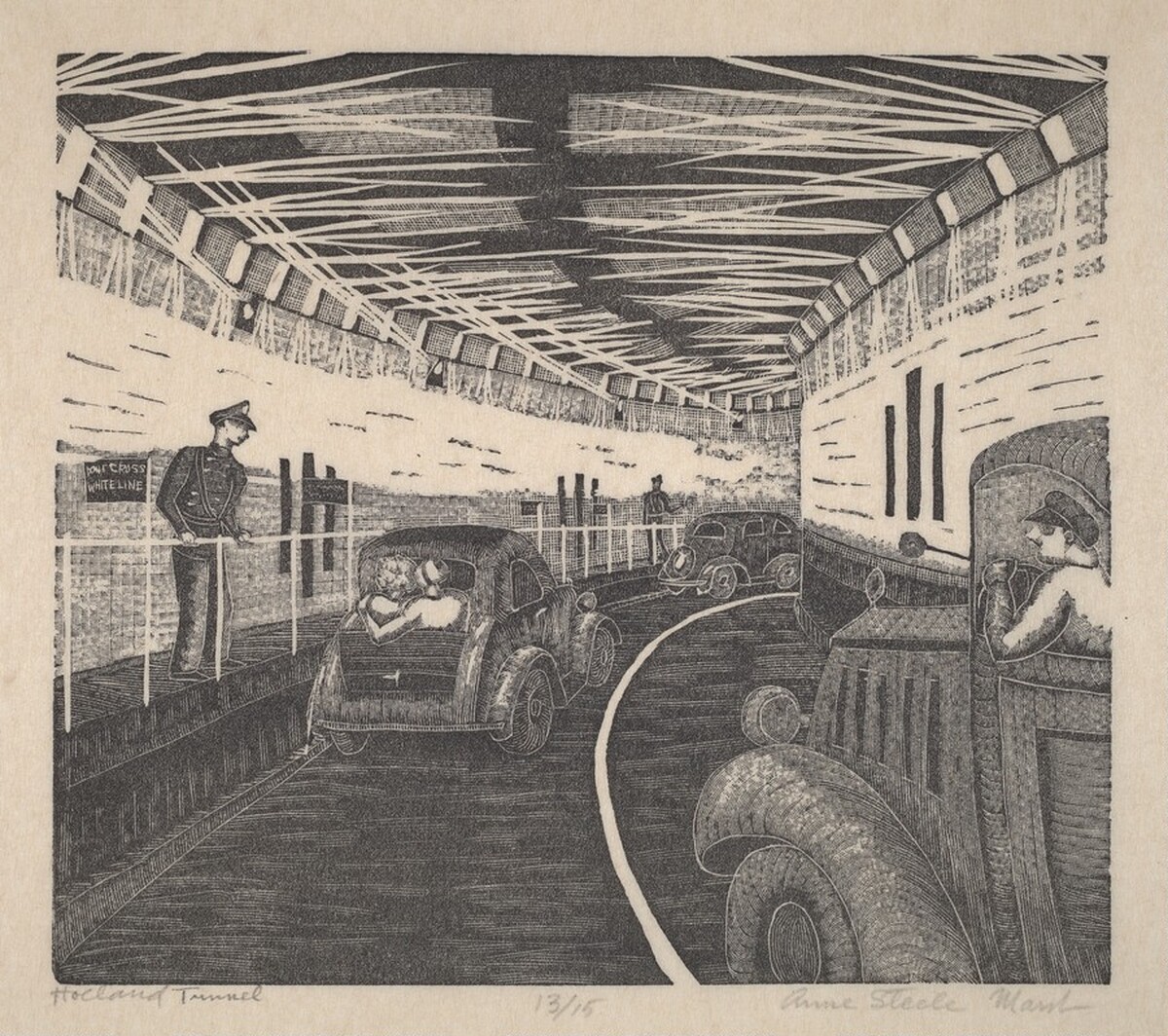 Holland Tunnel by Anne Steele Marsh