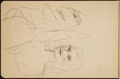Weibliche Halbfigur und verworfenes groteskes Profil (Female Half Figure and Abandoned Grotesque Profile) [p. 80]