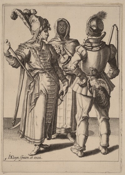 A Grandee, a Peasant, and a Veiled Woman