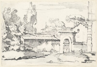 Entrance to the Gardens of the Villa Giulia