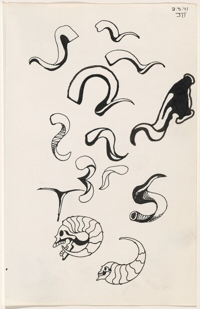 Untitled 2-3-71 [study for "tattoo" book]