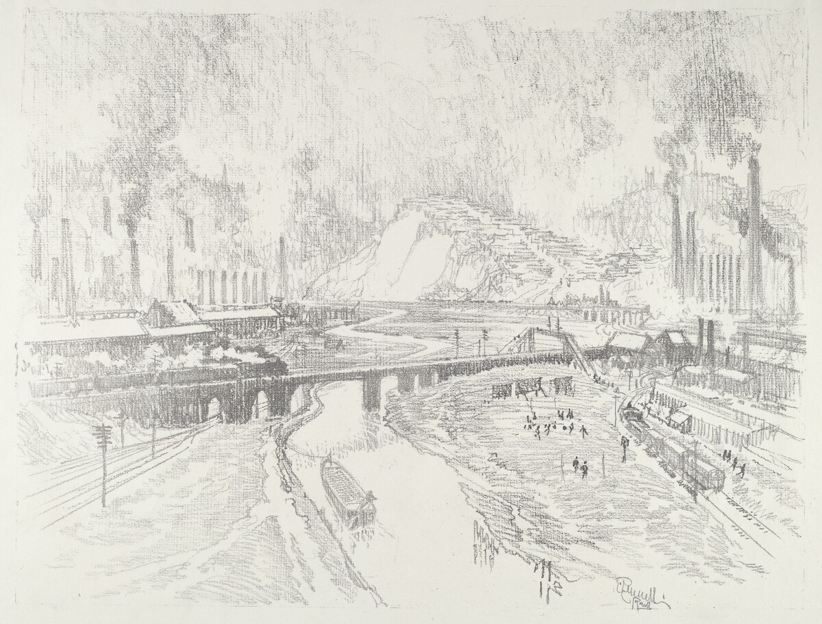 Munition Town by Joseph Pennell