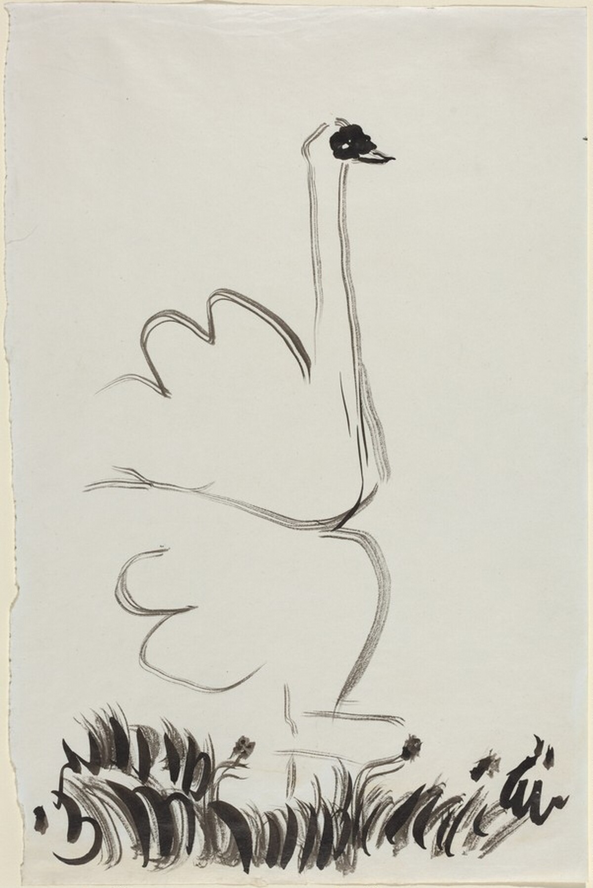 Study for "Le Cygne" (Swan) by Pierre Bonnard