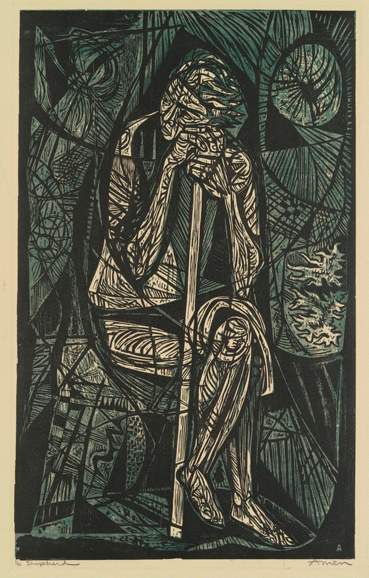 Shepherd by Irving Amen