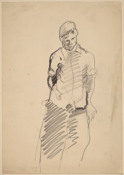Young Boy Standing