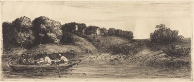 Landscape with Boat, 1st plate  (Le paysage au bateau)
