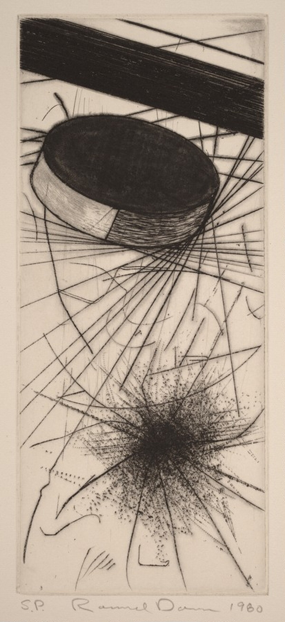 Drypoint Mu [special proof] by Ronald Davis