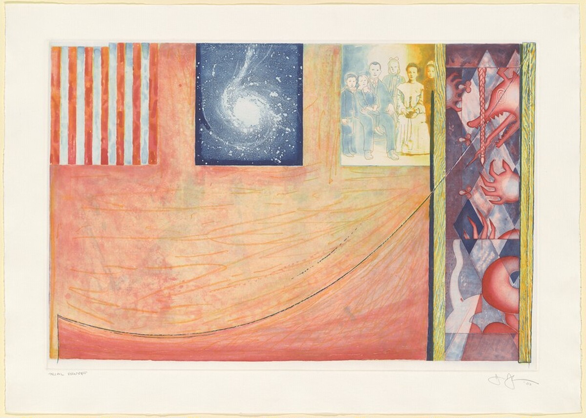 untitled [trial proof] by Jasper Johns
