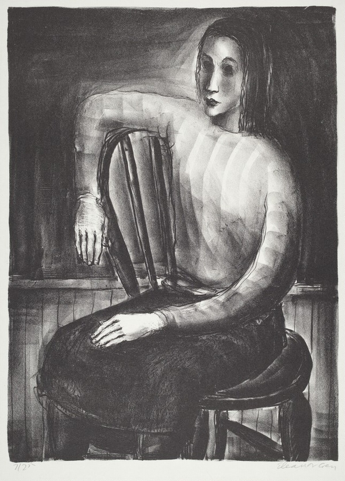 Untitled (Seated Woman) by Eleanor Coen