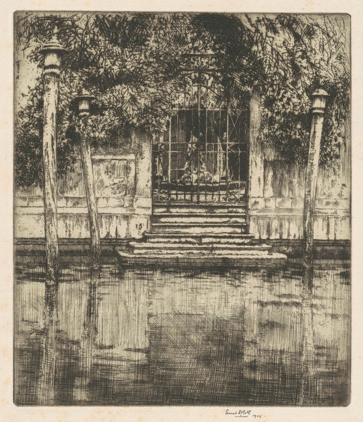 The Gate, Venice by Ernest D. Roth