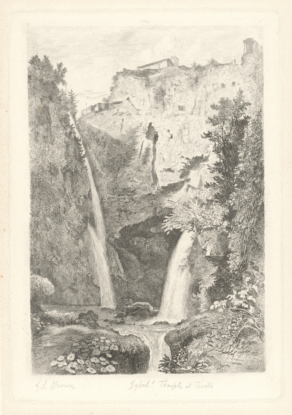 Cascades at Tivoli by George Loring Brown