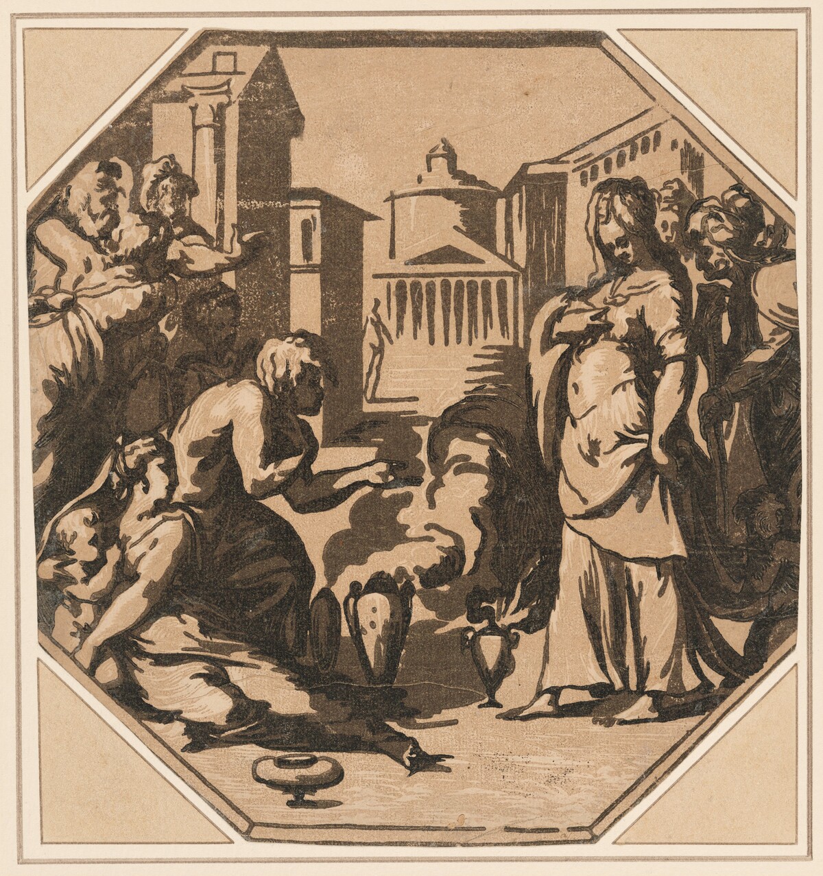 Homage to Psyche by Giuseppe Nicolo Vicentino, after Francesco Salviati