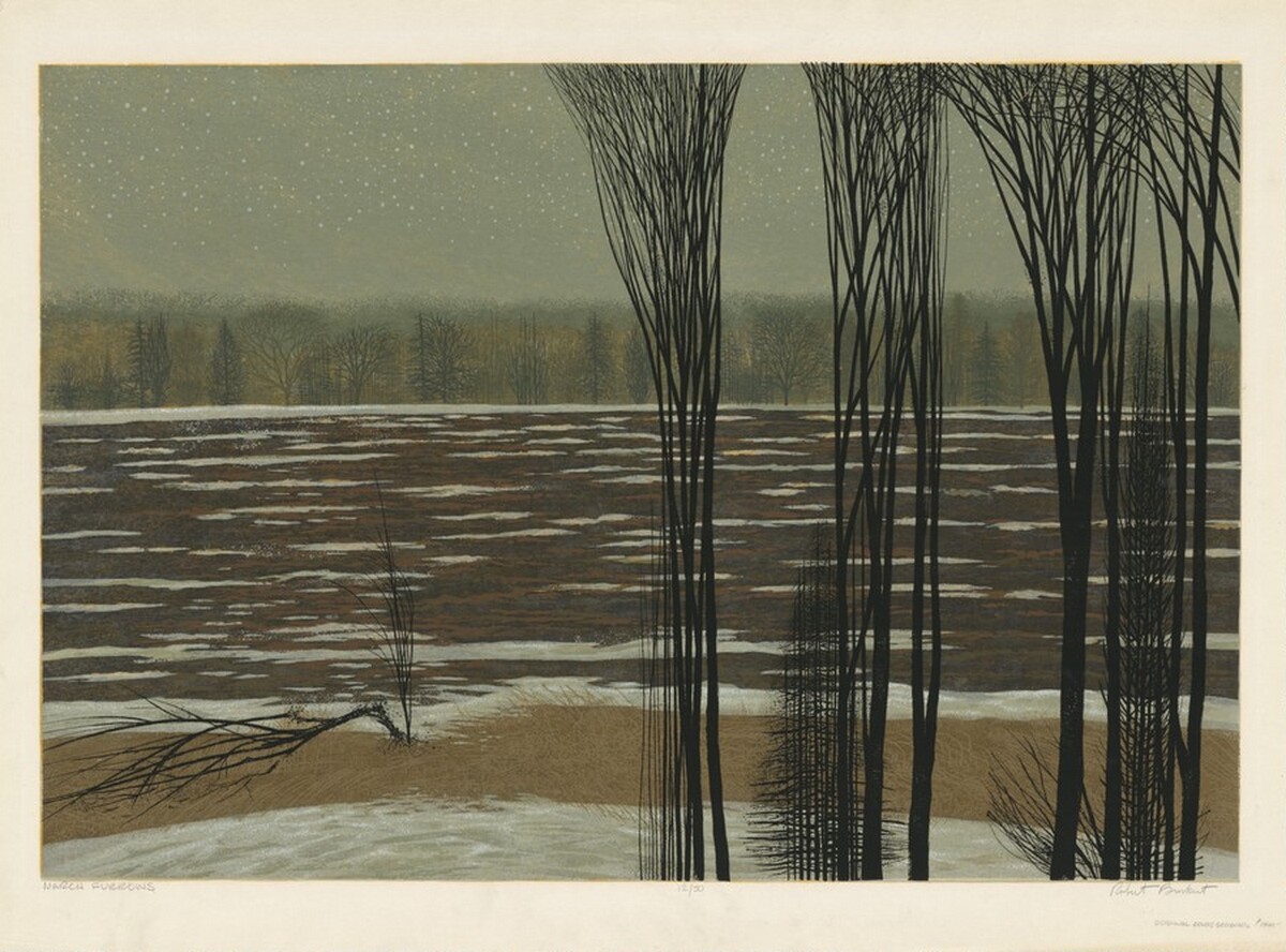 March Furrows by Robert Randall Burkert