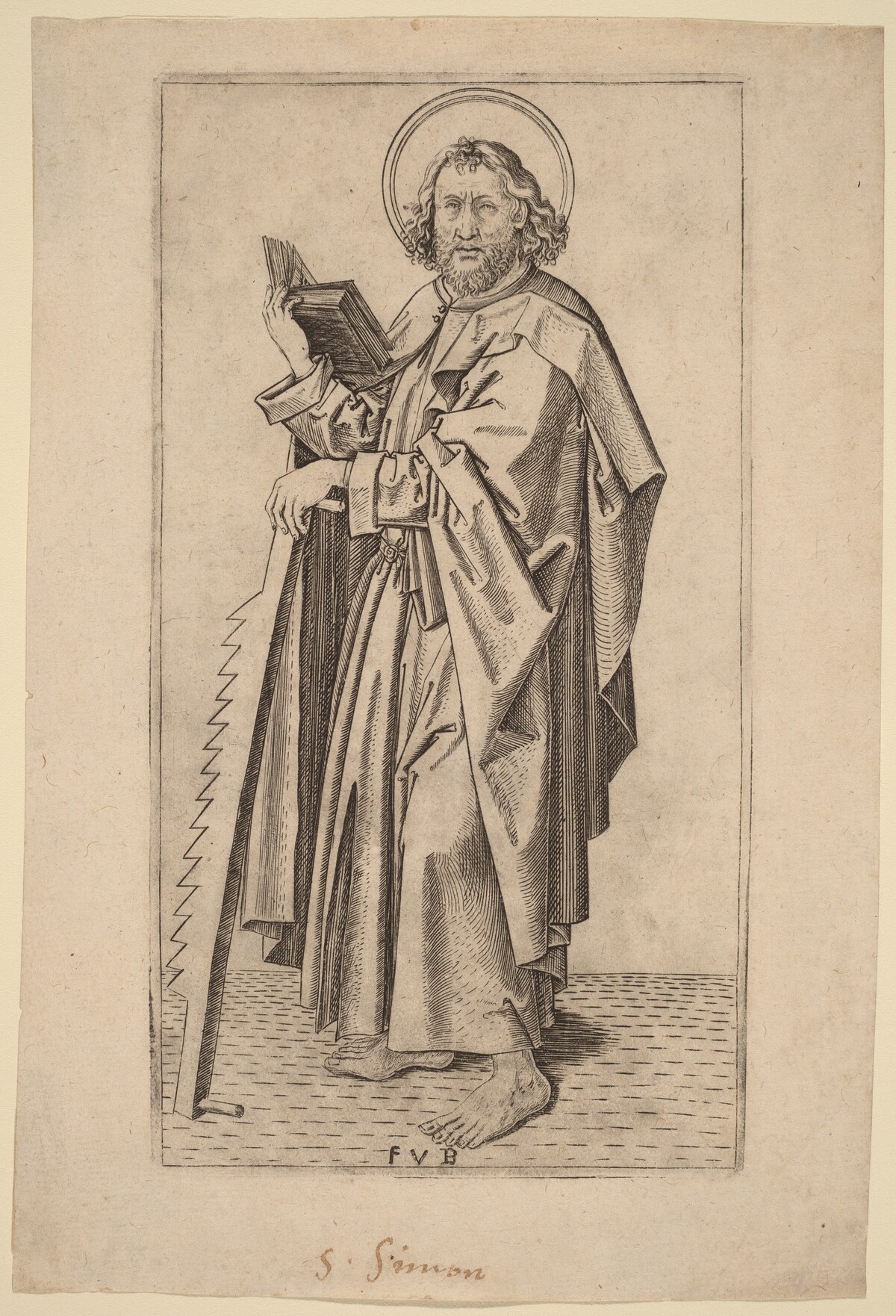 Saint Judas Thaddaeus by Master FVB
