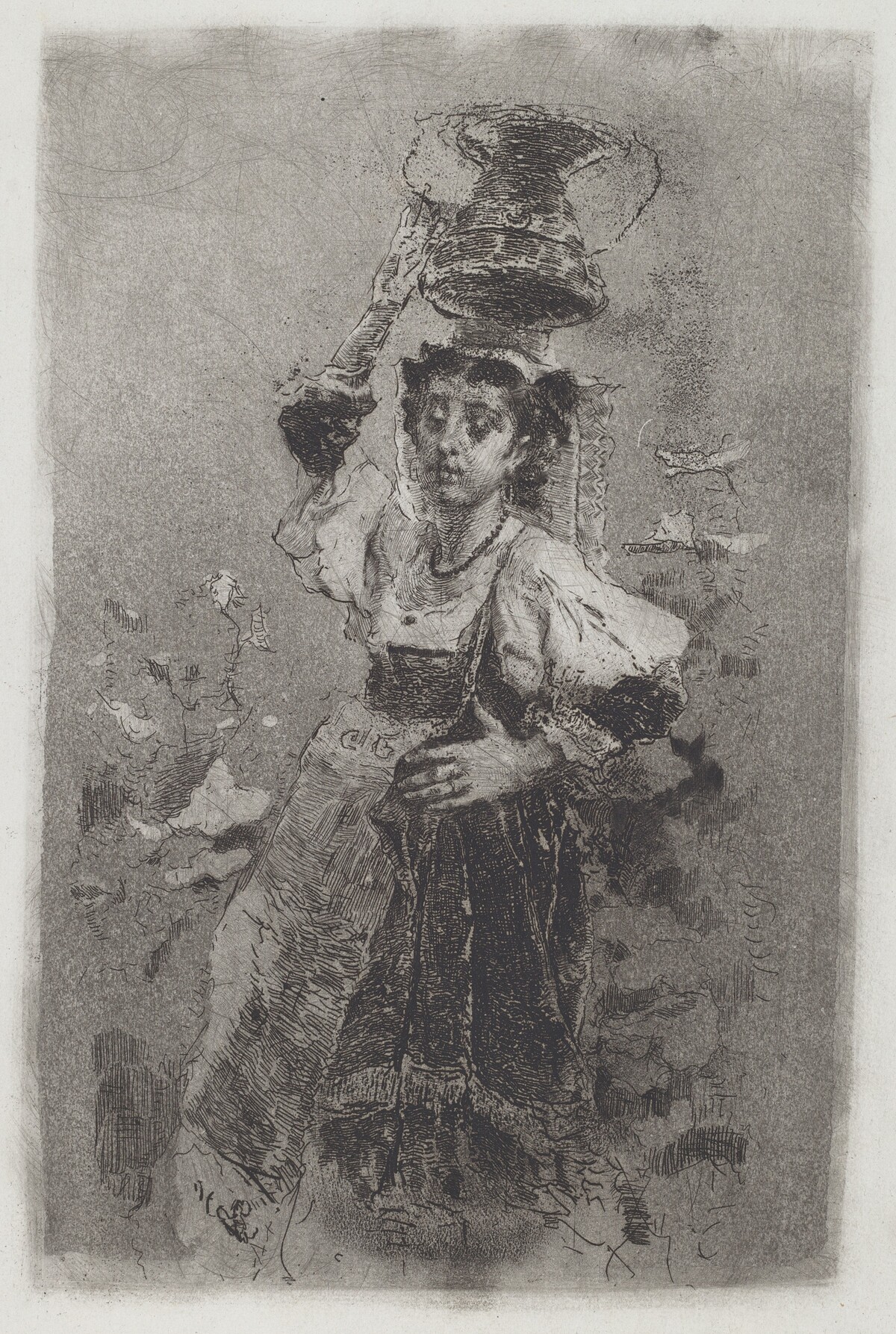 Ciociara [Peasant Woman of the Campagna] by Mosè Bianchi