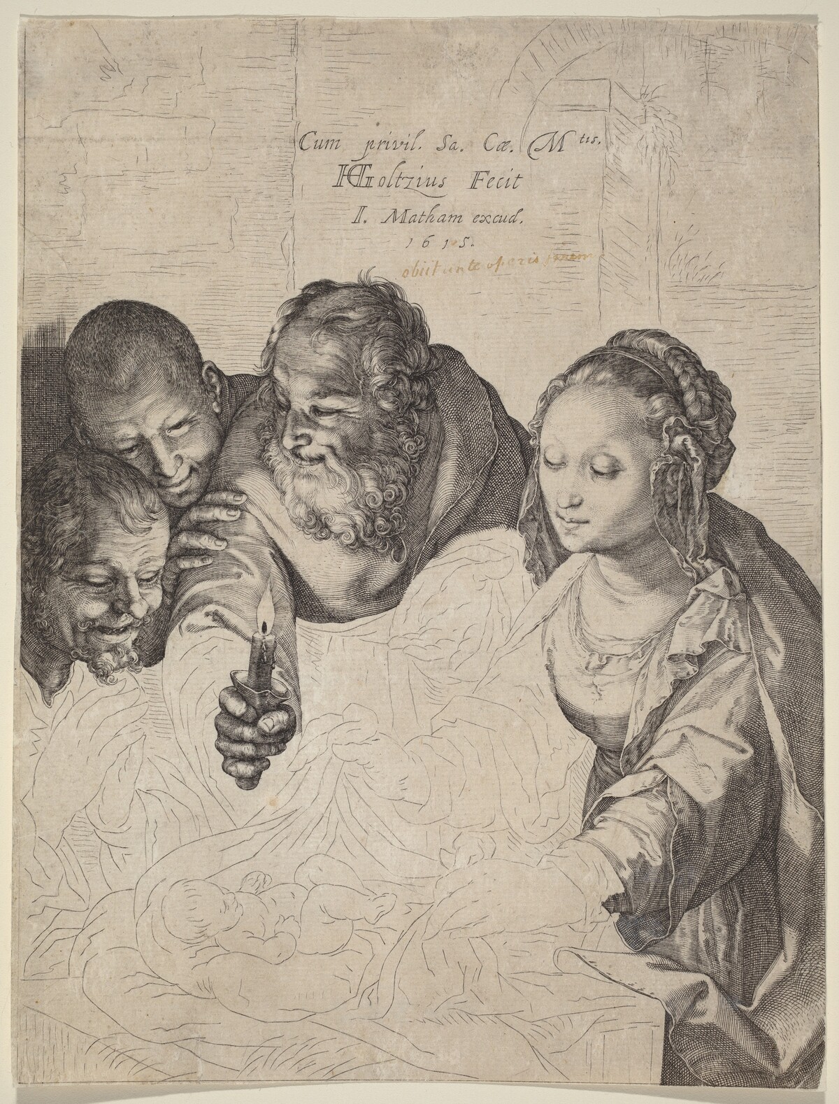 The Adoration of the Shepherds by Hendrik Goltzius