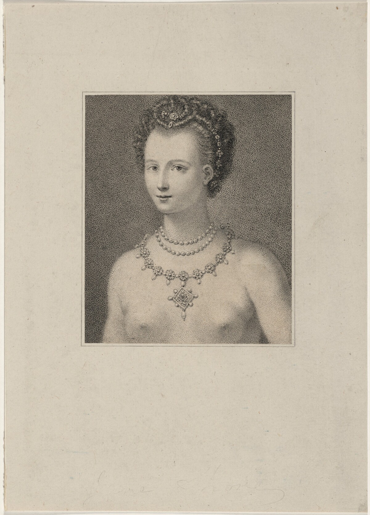 Jane Shore by Attributed to Francesco Bartolozzi
