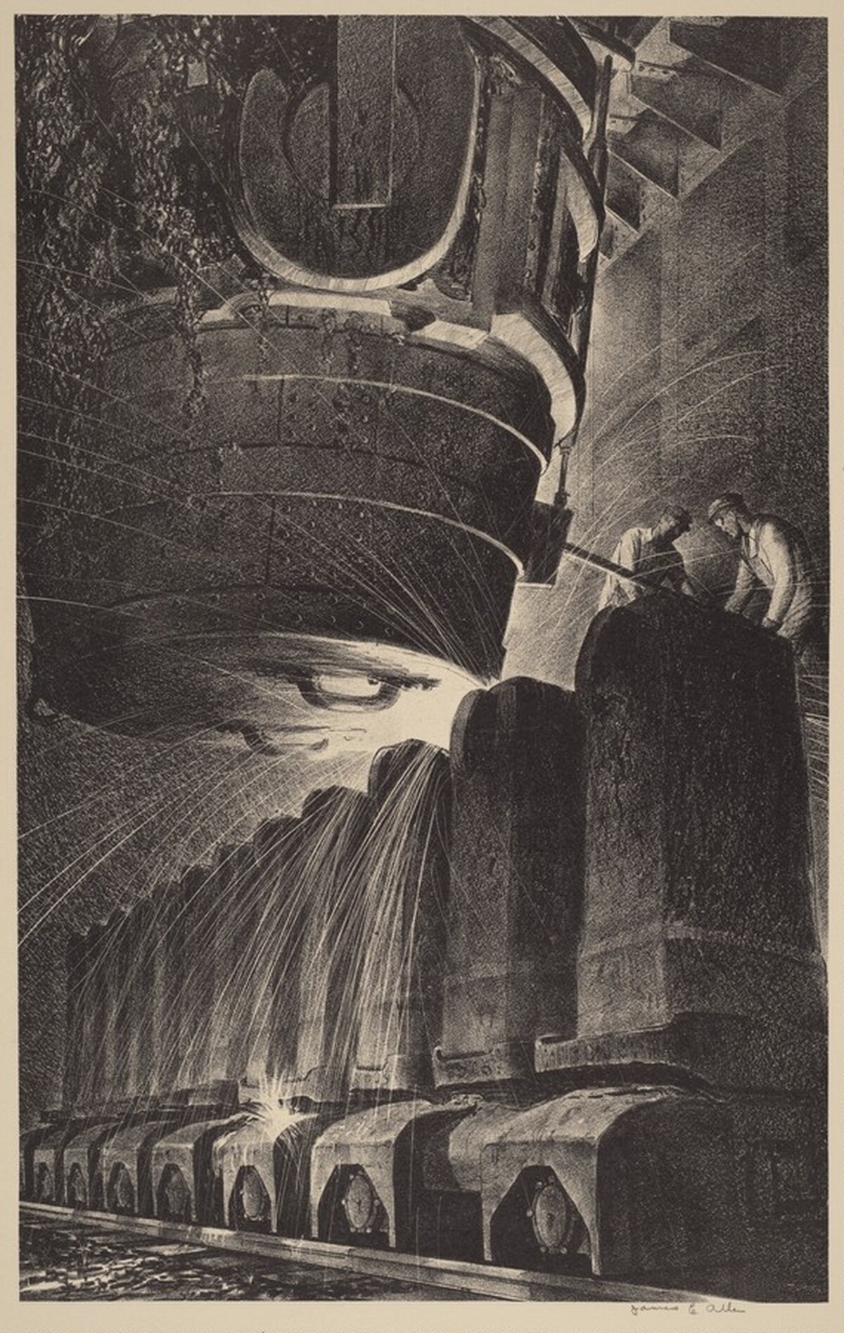 Men and Iron I by James E. Allen