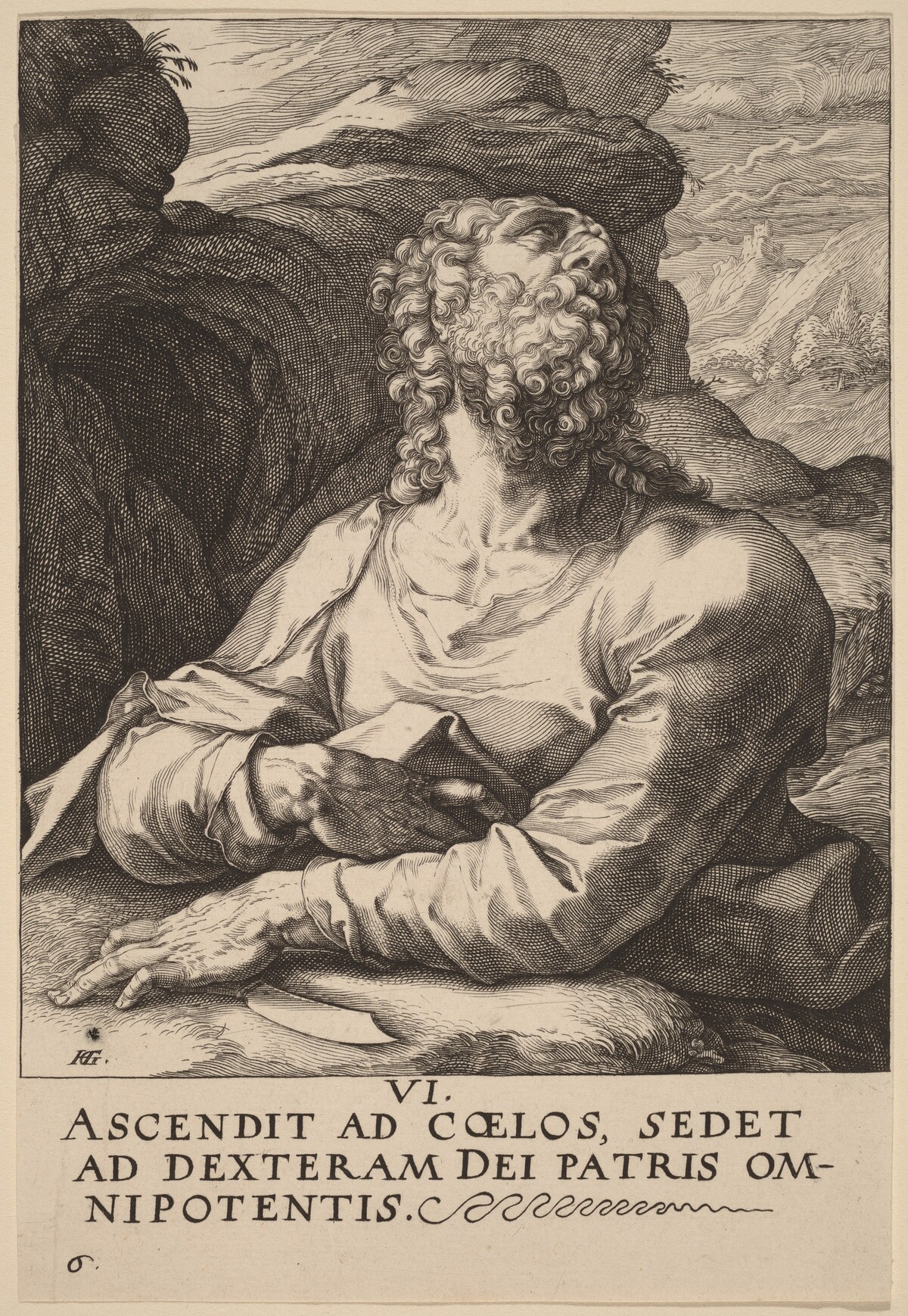 Saint Bartholomew by Hendrik Goltzius