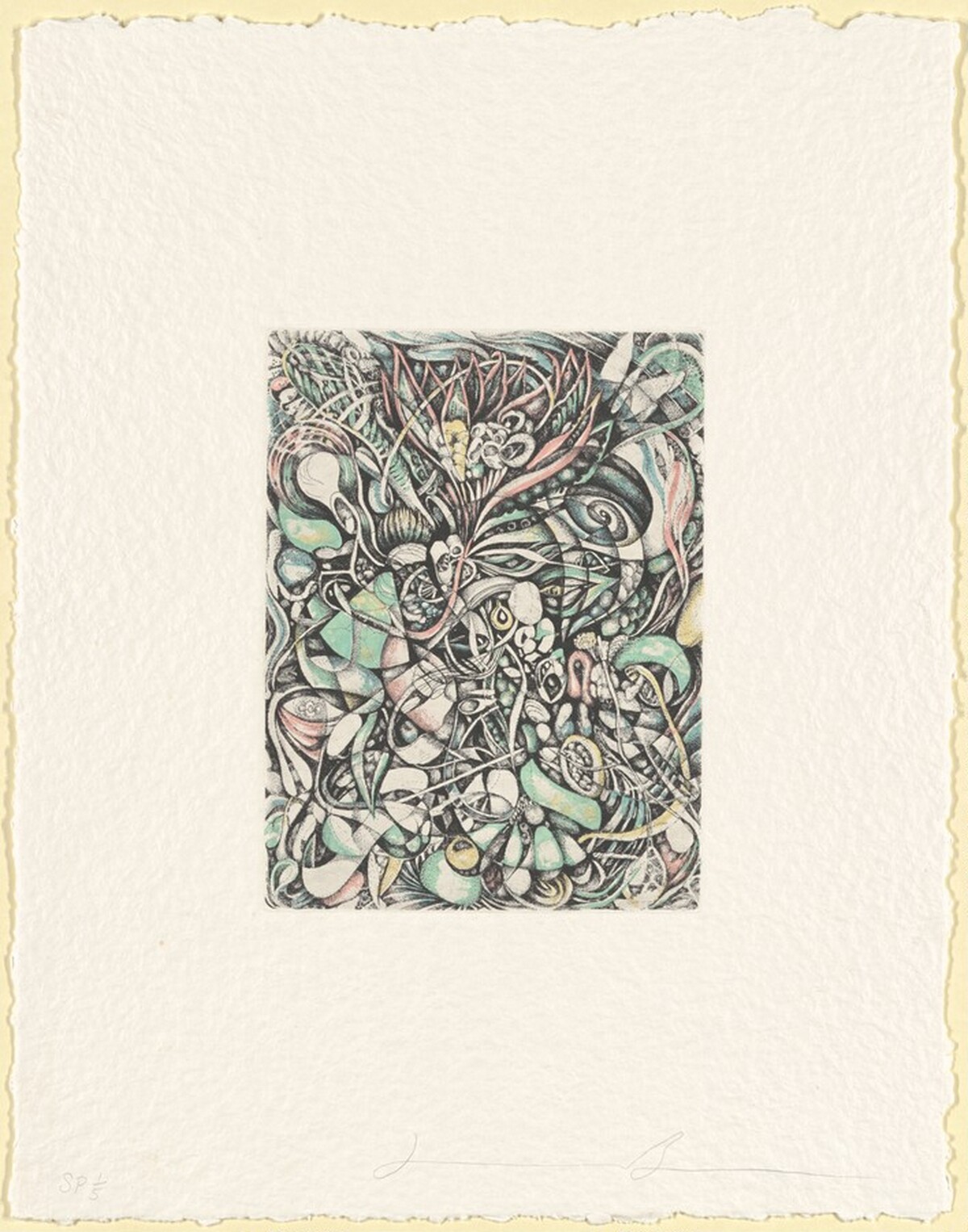 Flower Head [special proof] by Jonathan Borofsky