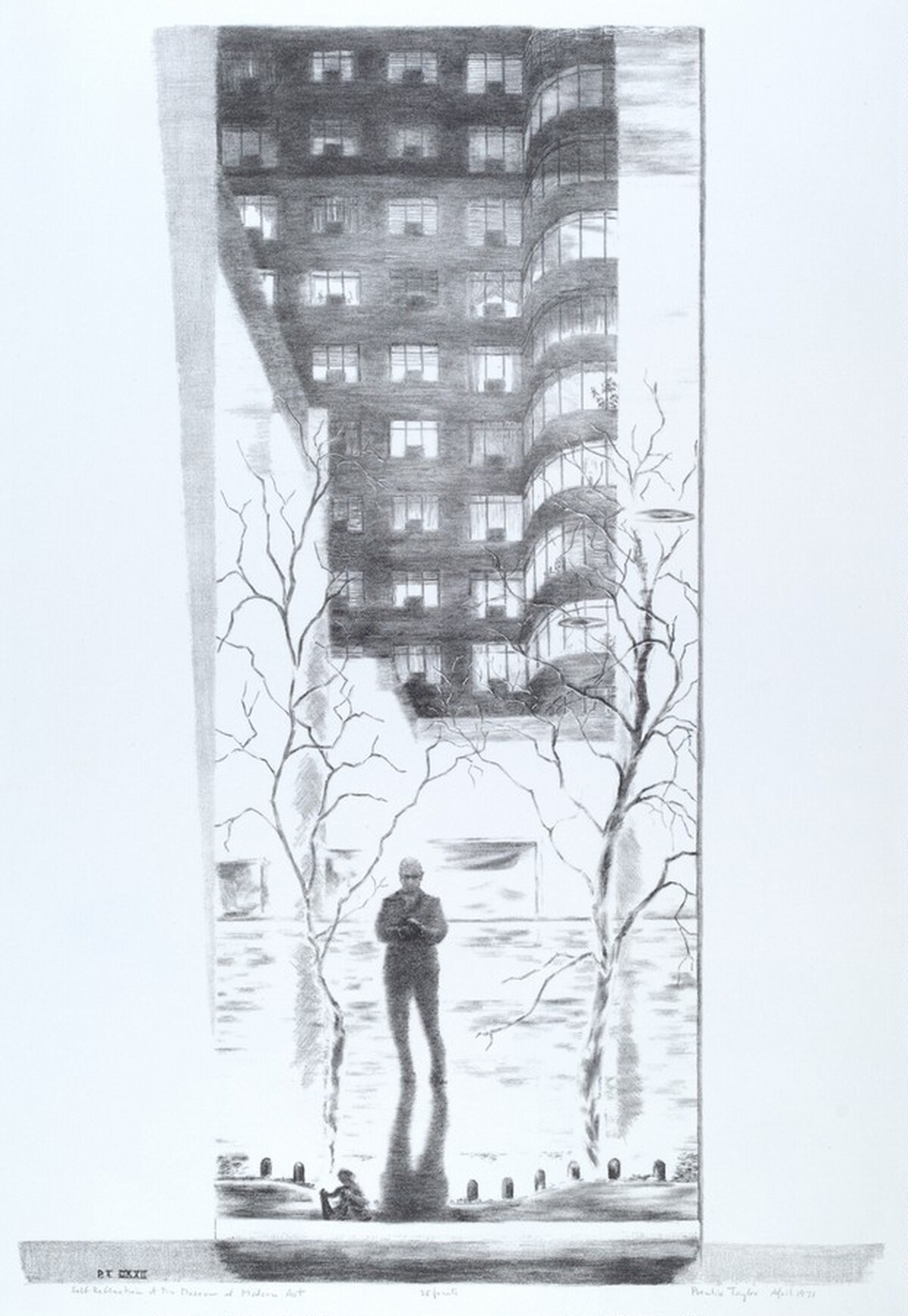 Self-Reflection at the Museum of Modern Art by Prentiss Taylor