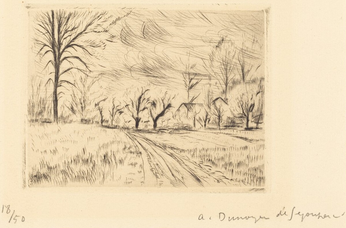 Apple Trees in Bloom (Pommiers en fleurs) by André Dunoyer de Segonzac