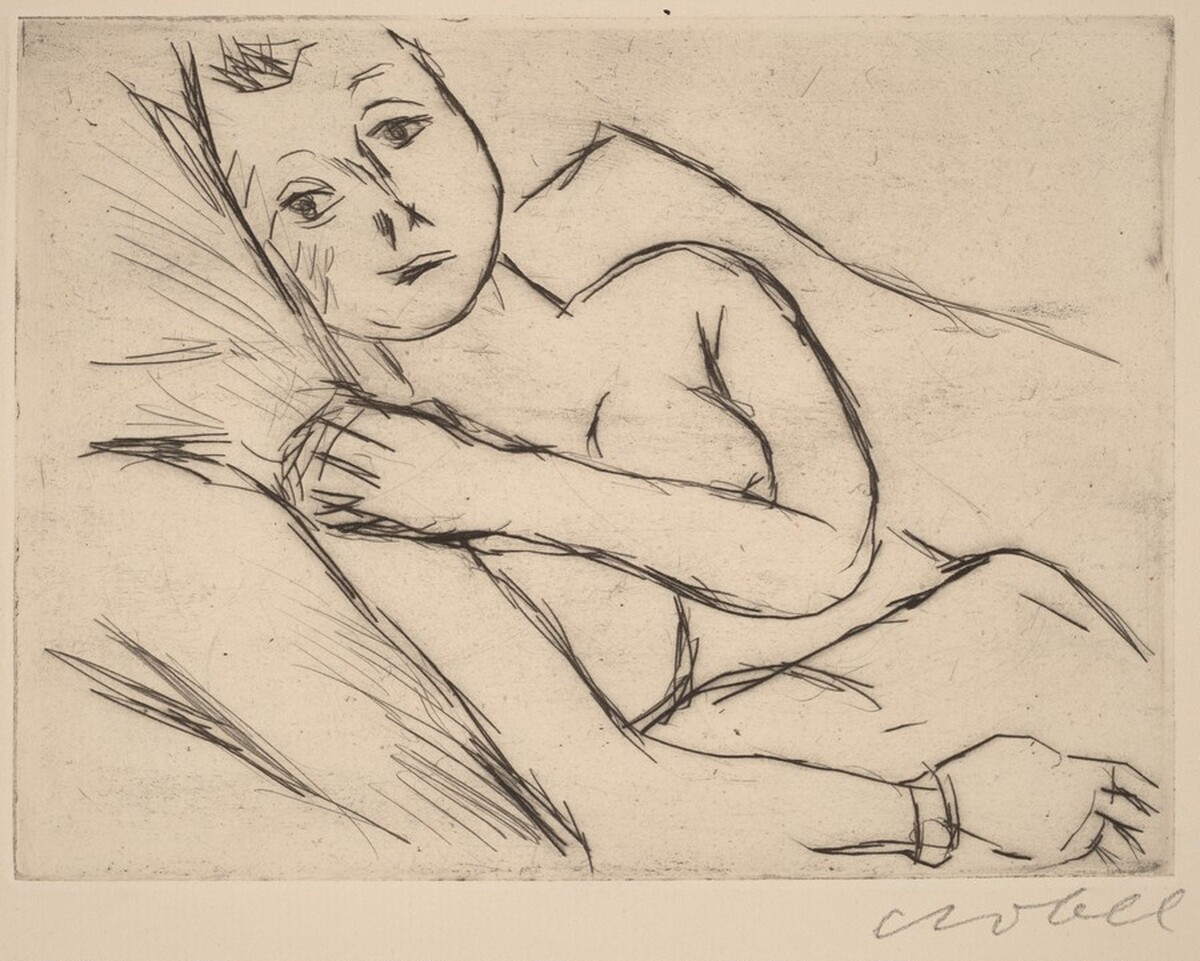 Nude by Béla Czóbel