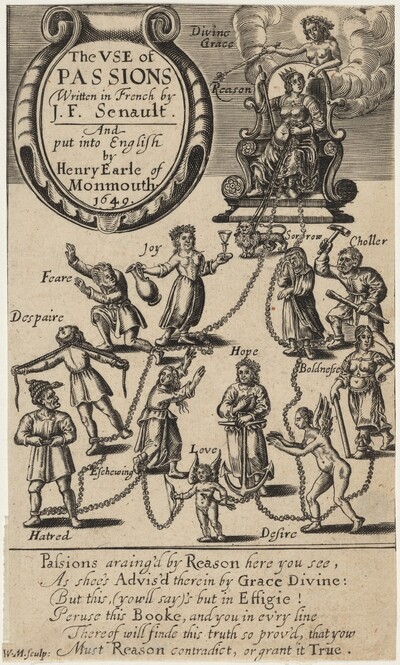 Title Page to J.F. Lenault, The Use of the Passions