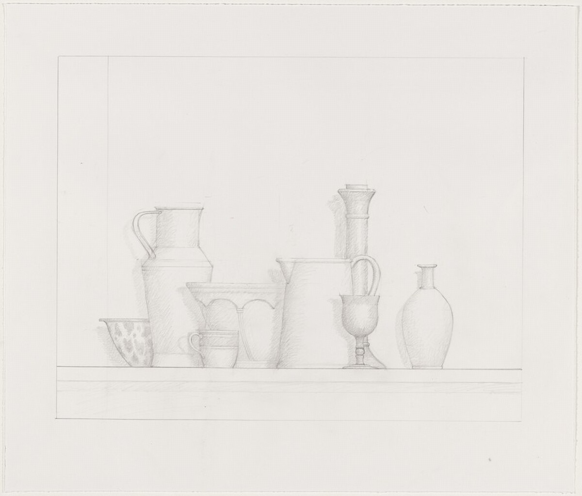 Umbria Verde [preparatory drawing] by William Bailey