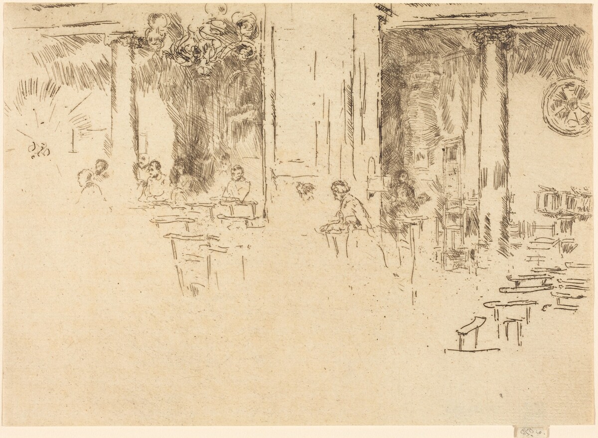 Church, Brussels by James McNeill Whistler