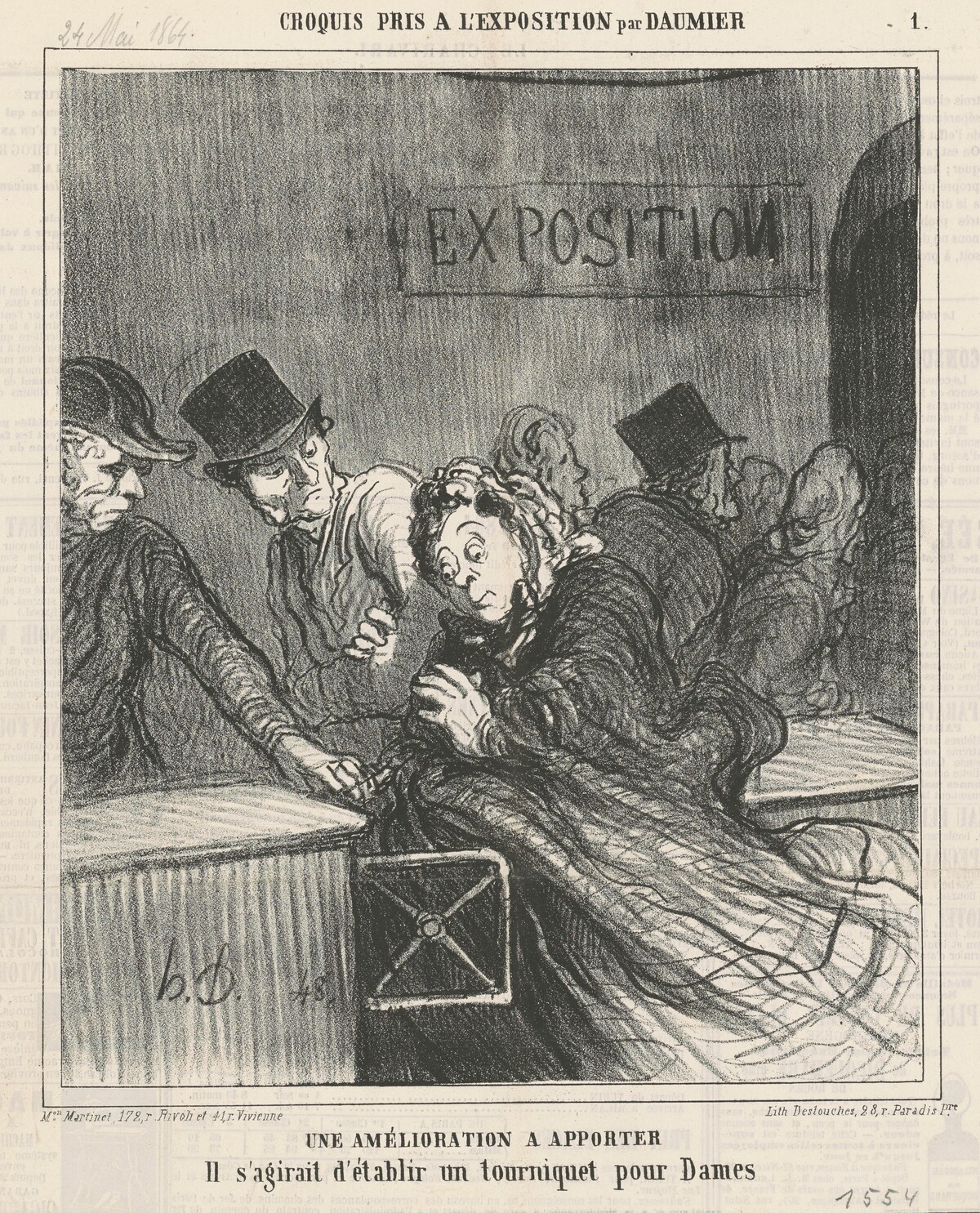 Une amelioration a apporter by Honoré Daumier