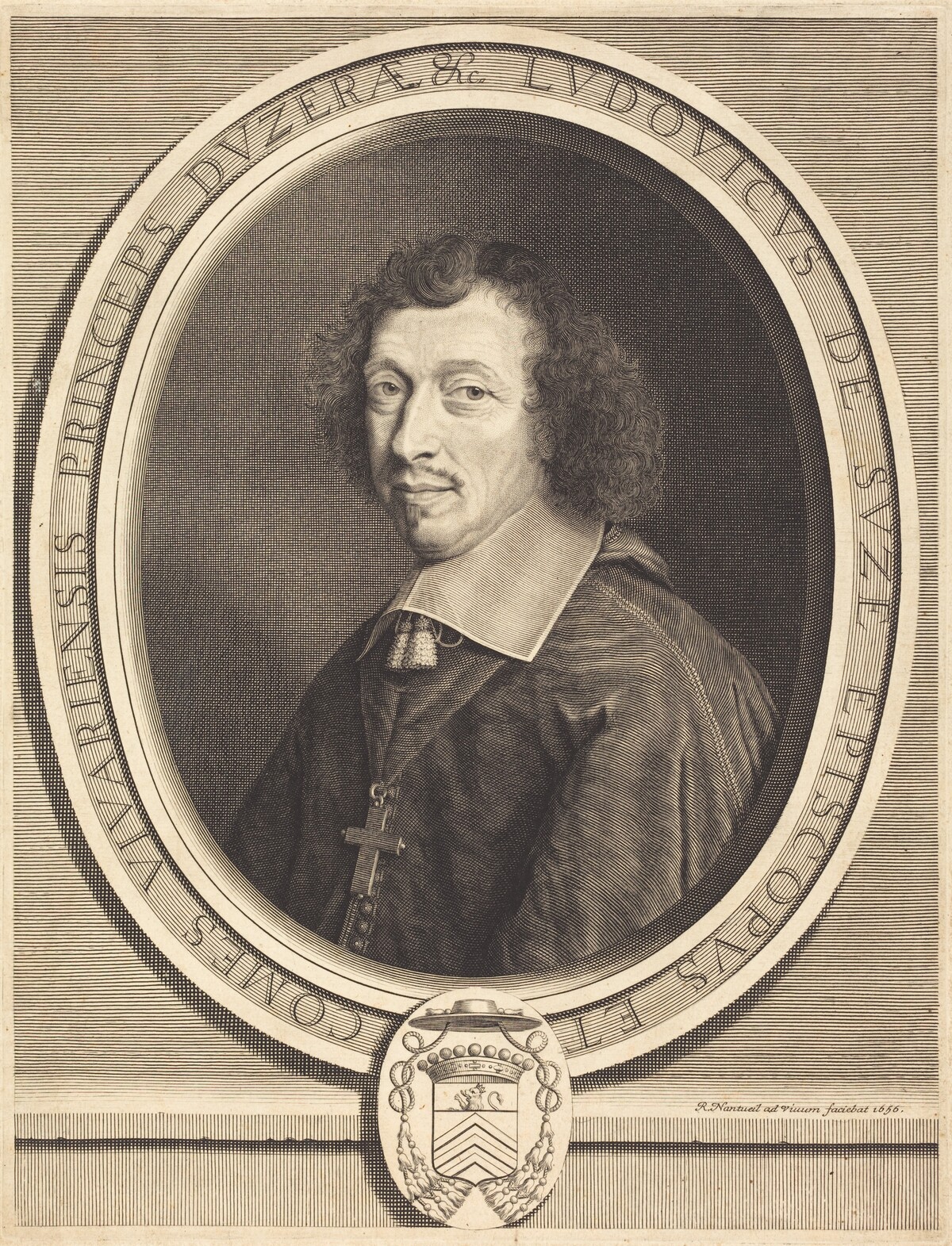 Louis-Francois de La Baume de Suze by Robert Nanteuil