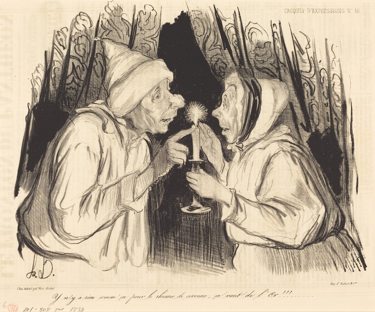 Y n'y a rien comm' ça pour le rhume... by Honoré Daumier
