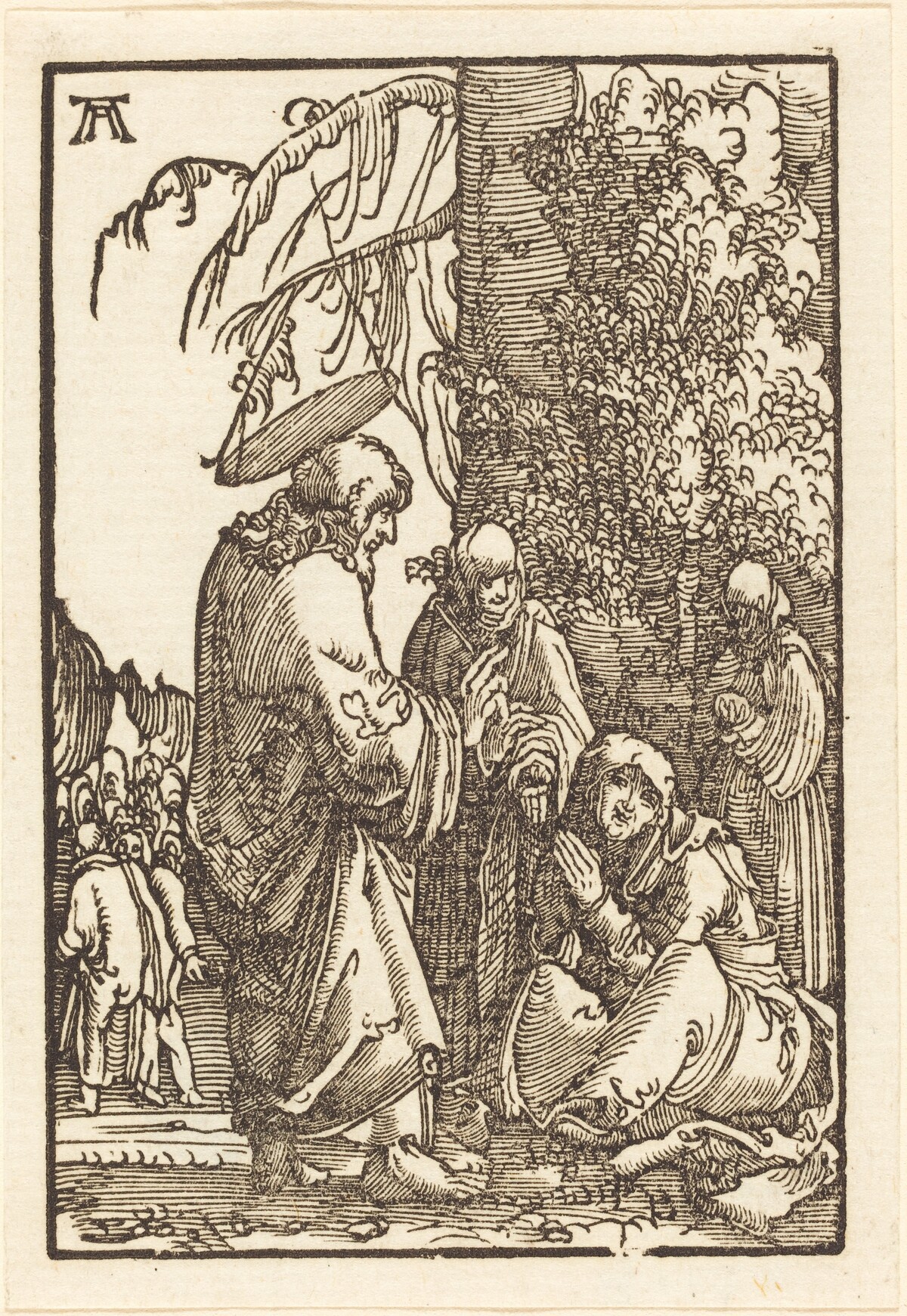 Christ Taking Leave of his Mother by Albrecht Altdorfer