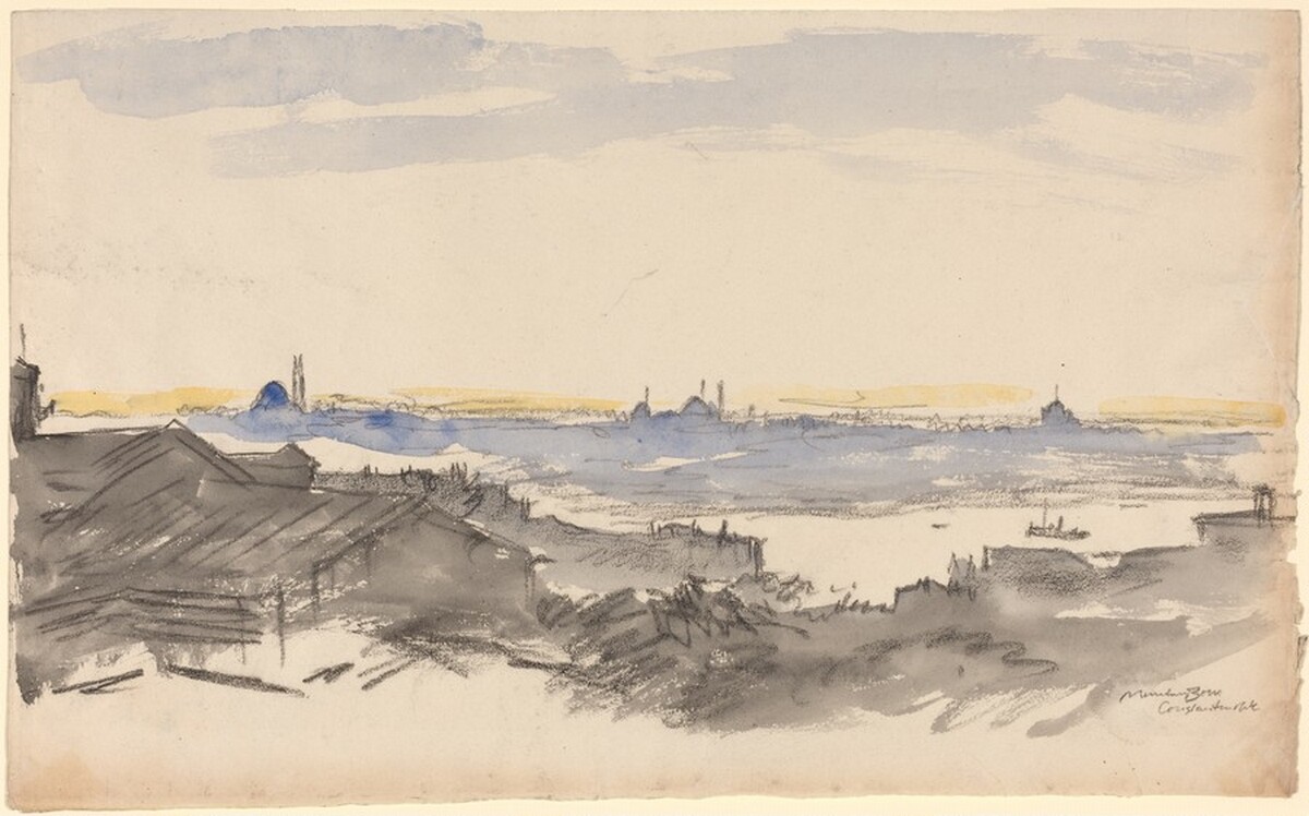 Mosques on the Golden Horn by Sir Muirhead Bone