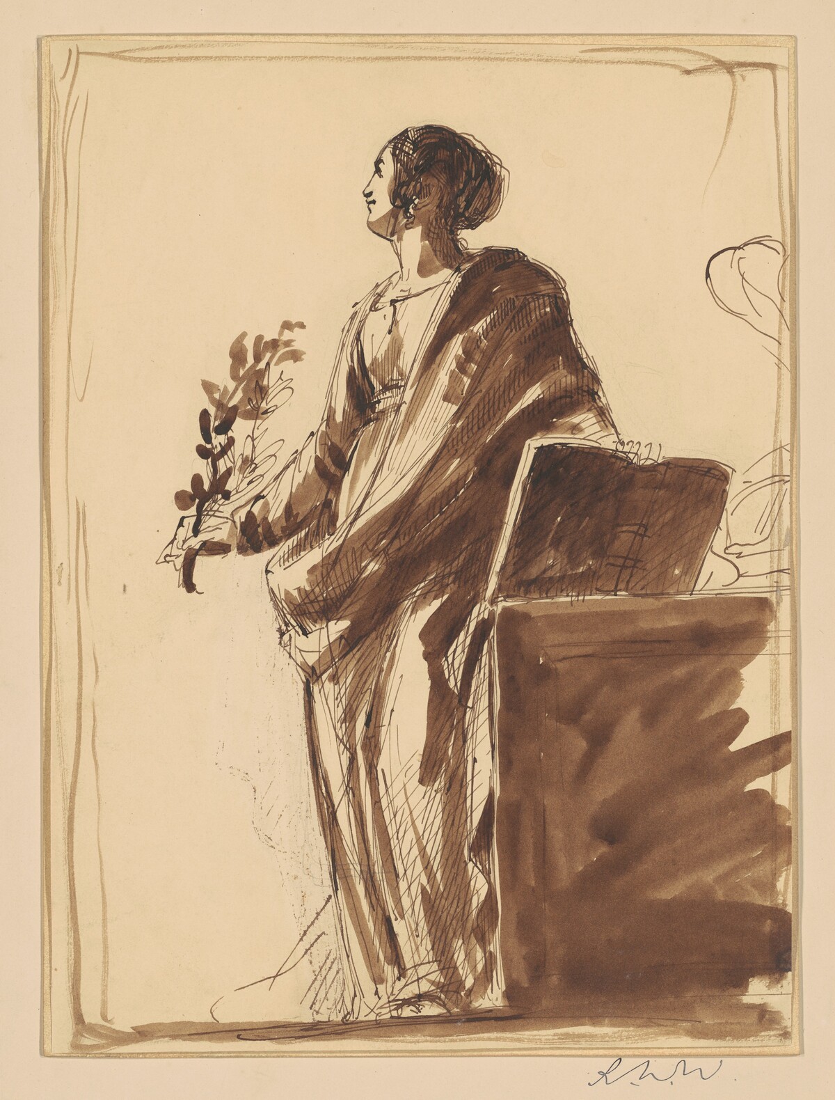 Study for "War and Peace" by Robert W. Weir