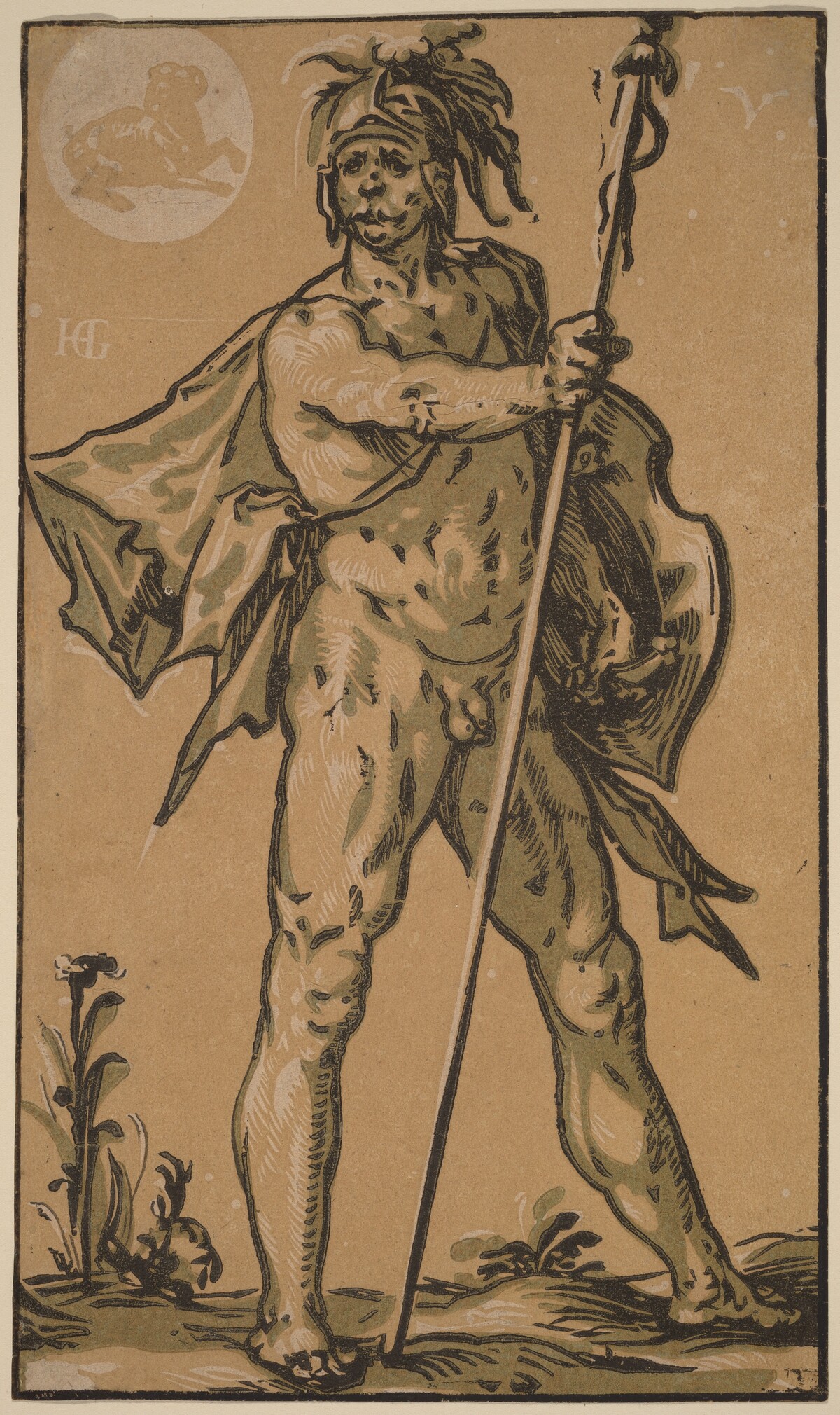 Mars by Hendrik Goltzius