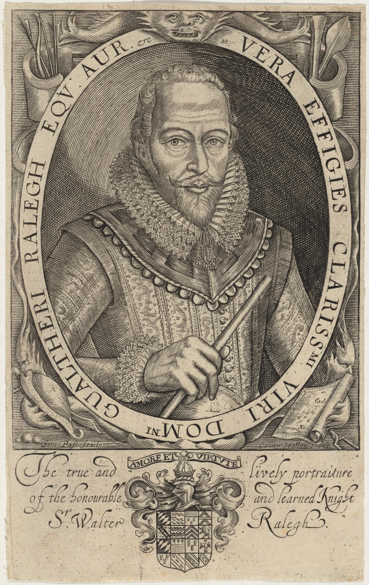 Sir Walter Raleigh by Simon de Passe