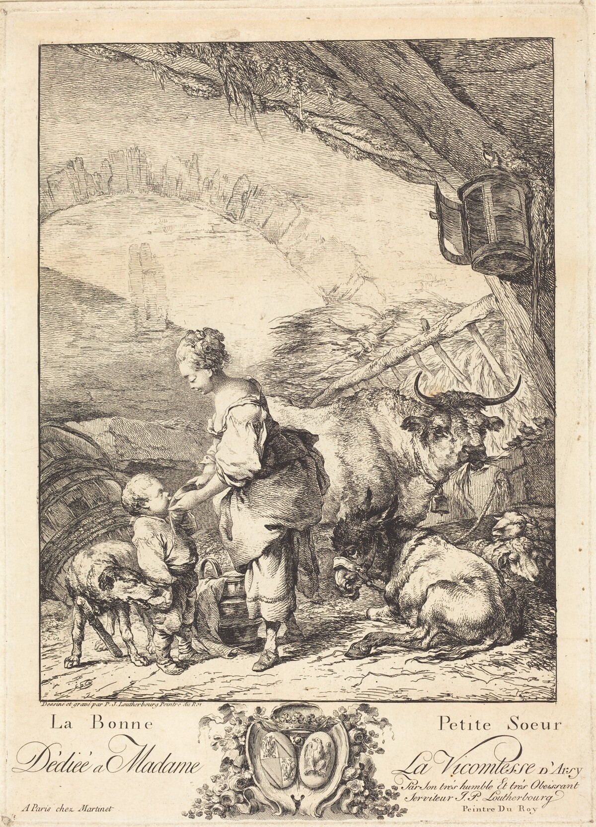 La bonne petite soeur by Philippe Jacques de Loutherbourg II